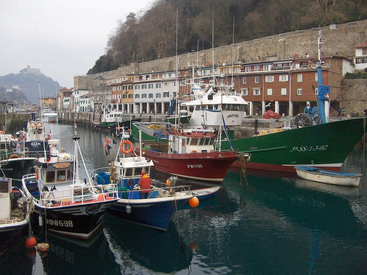 Donostiako portua, artxiboko irudian. BERRIA.