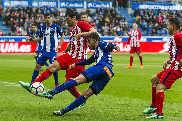 Alaves eta Atletico Madrilen arteko partida. JUANAN RUIZ, FOKU