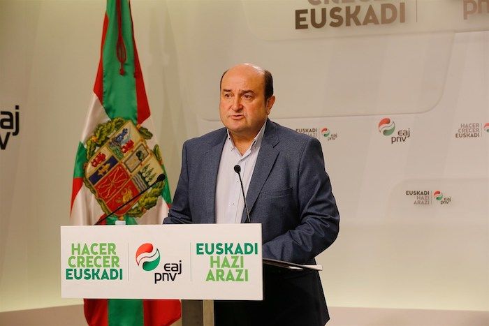 Andoni Ortuzar EAJko Euskadi Buru Batzarreko presidentea. Artxiboko irudia.