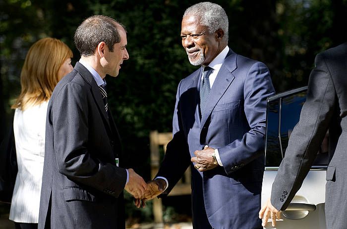 Kofi Annan, Aieten, Paul Riosekin. RAUL BOGAJO, FOKU