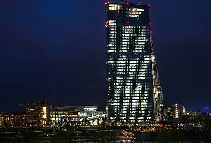 Europako Banku Zentralaren egoitza, Frankfurten. ARMANDO BABAN / EFE