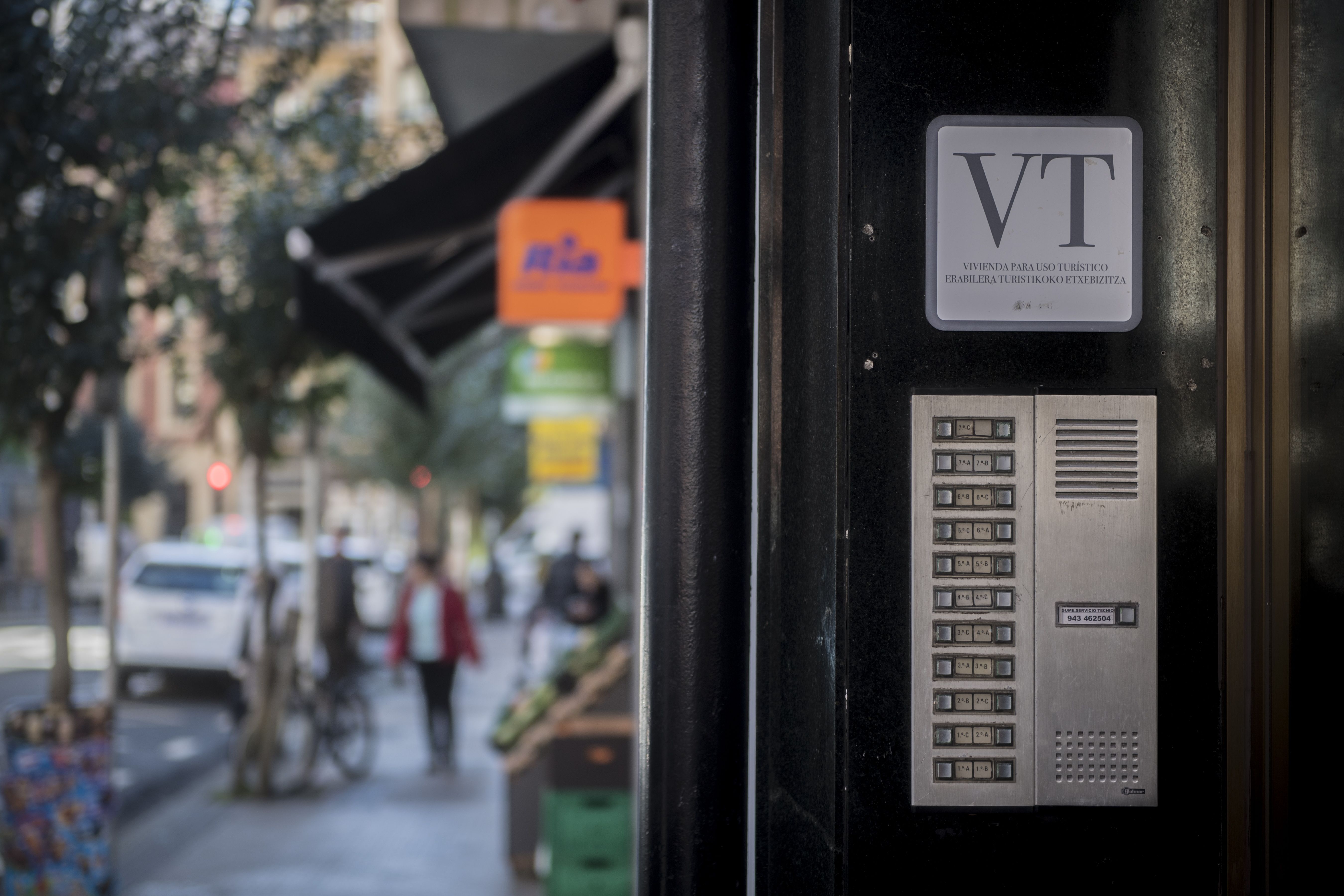 Etxebizitza turistiko bat, Donostiako Gros auzoan. ENDIKA PORTILLO / FOKU 