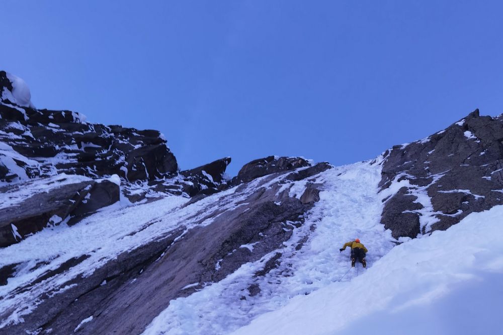 Pointe de Nantillonseko eskalada