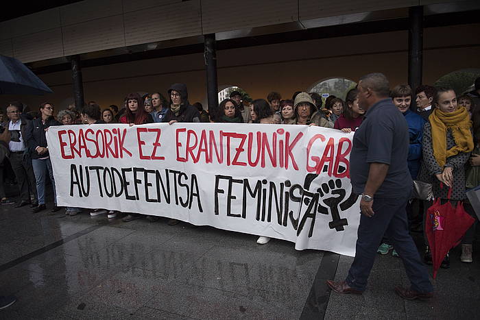 Sexu erasoen aurkako protesta bat. JUAN CARLOS RUIZ, FOKU