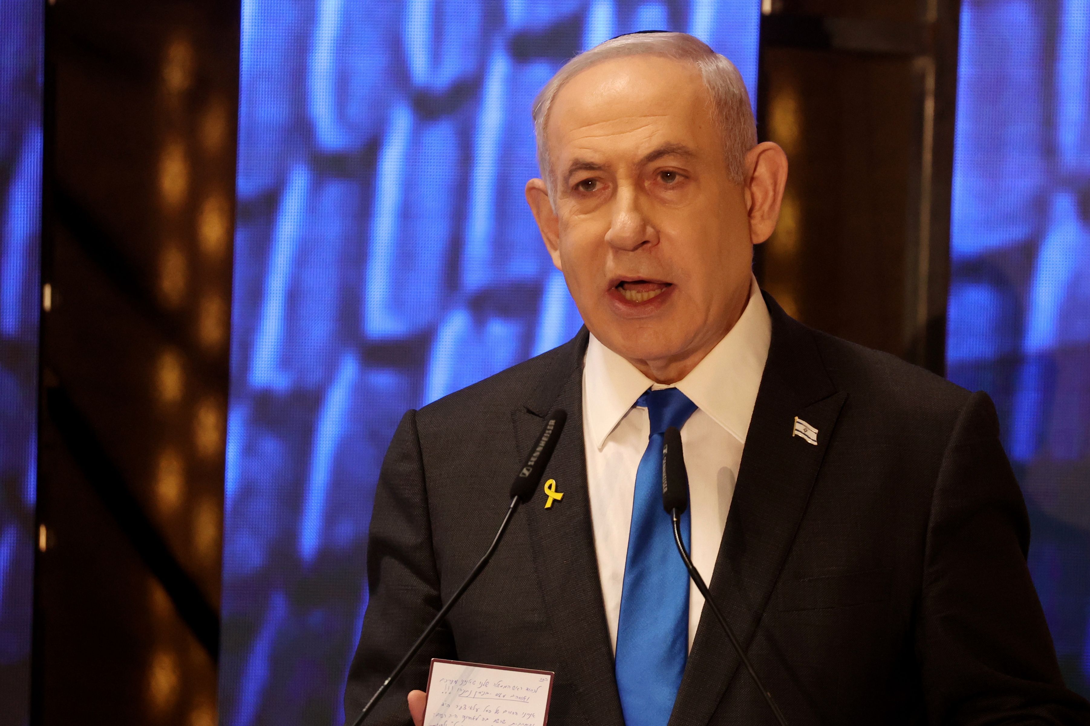 Benjamin Netanyahu Israelgo lehen ministroa, iragan maiatzaren 13an, Jerusalemen