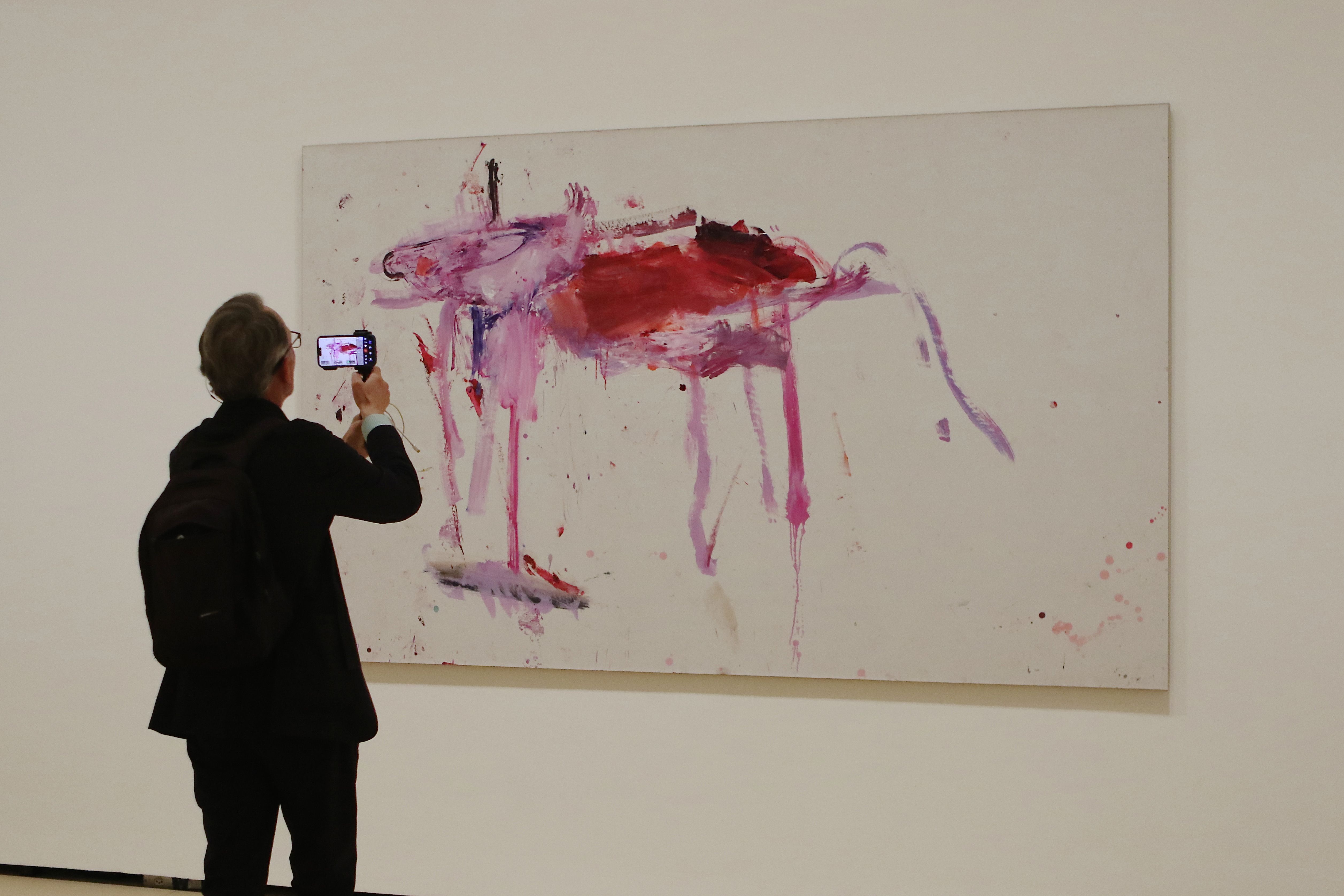 Martha Jungwirth artista austriarraren erakusketa Bilboko Guggenheim museoan. OSKAR MARTXIN EDESA / FOKU