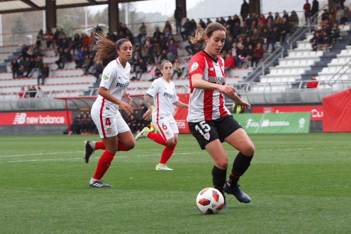 Athleticen et Sevillaren arteko partida,gaur, Lezaman. ATHLETIC CLUB.