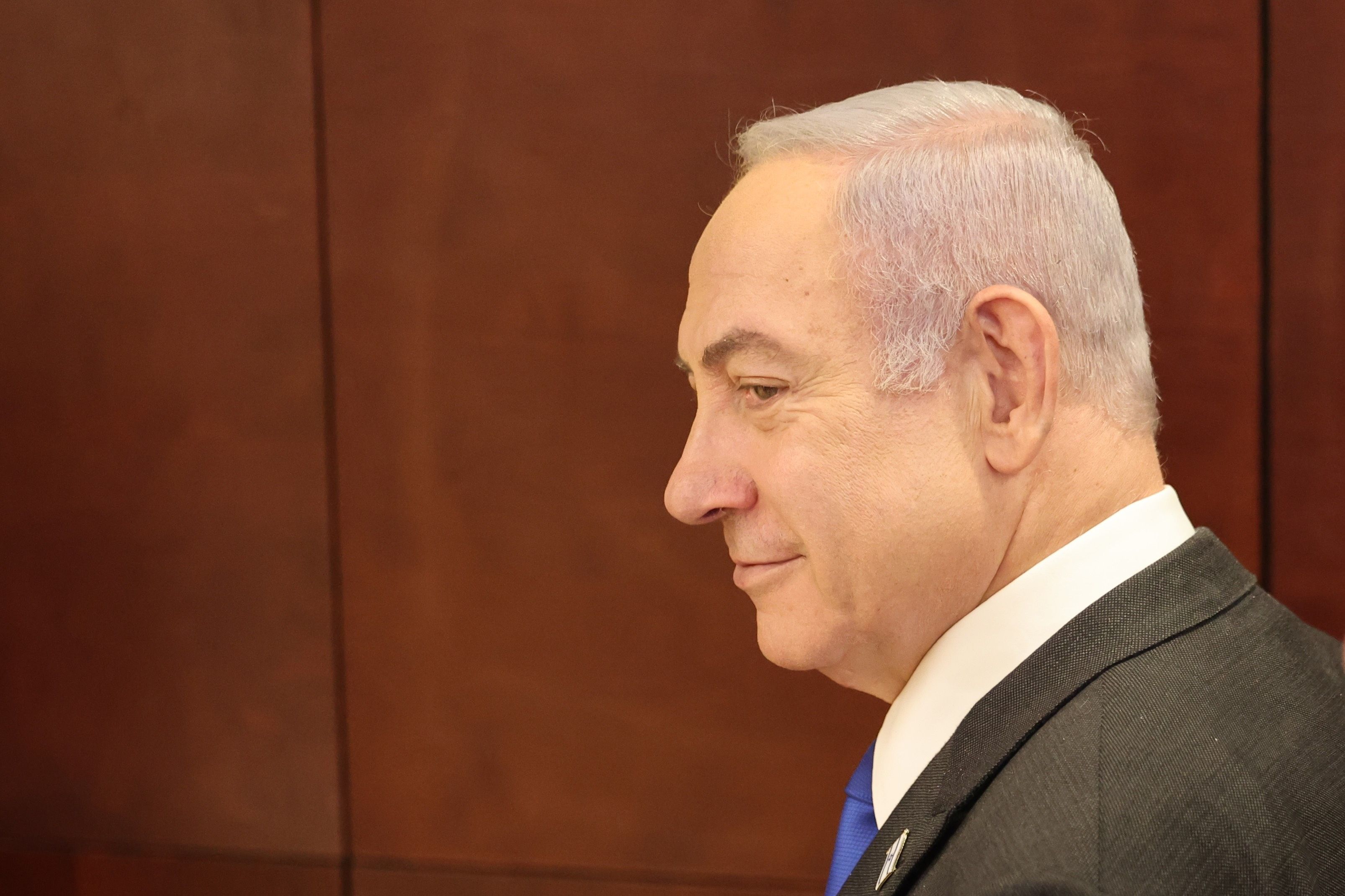Benjamin Netanyahu, Israelgo lehen ministroa. ABIR SULTAN / EFE