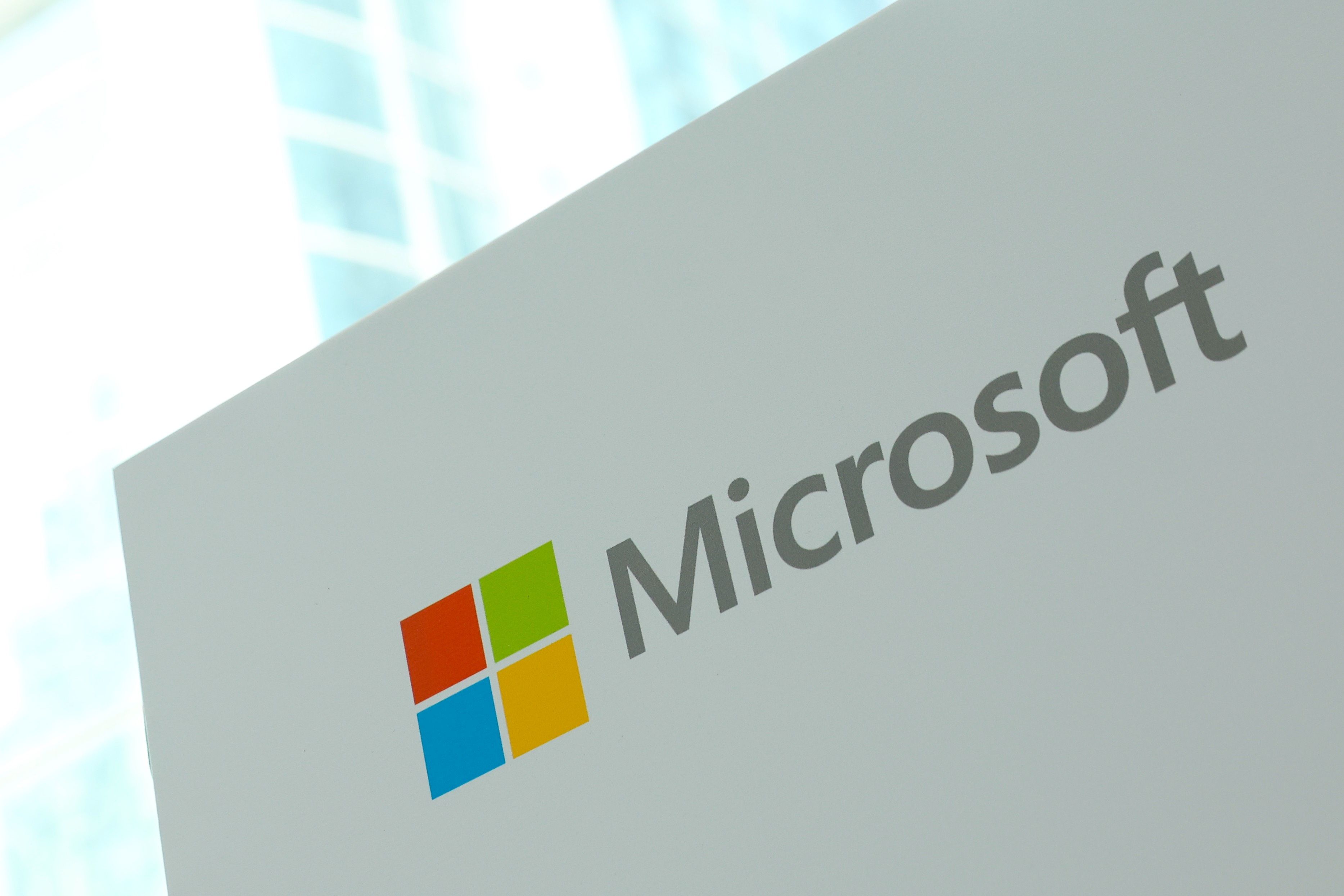 Microsoften logoa, artxiboko irudi batean. FAZRY ISMAIL / EFE