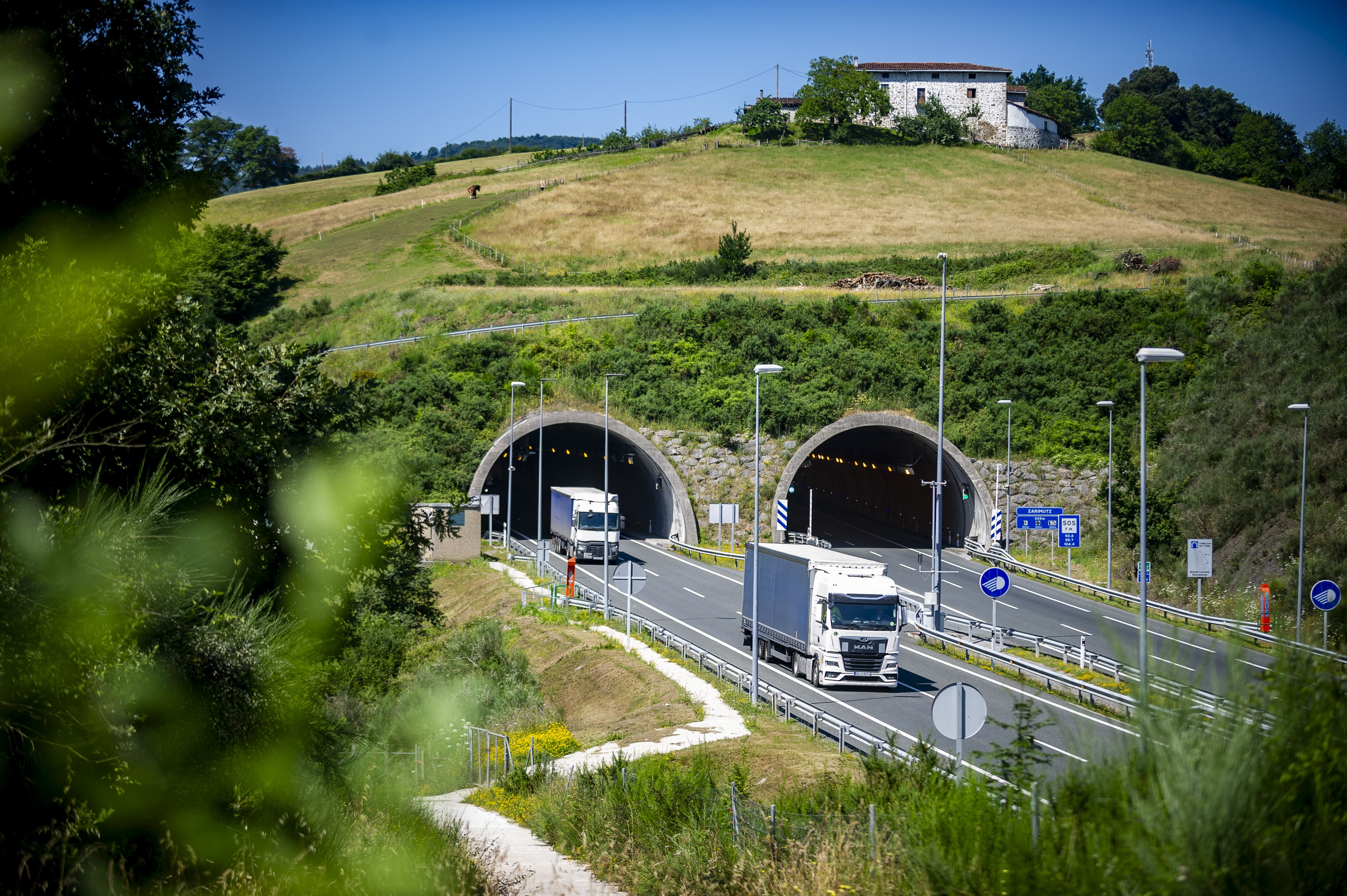 Arlaban edo Isuskitzako tunela da Euskal Herriko luzeena. JAIZKI FONTANEDA / FOKU