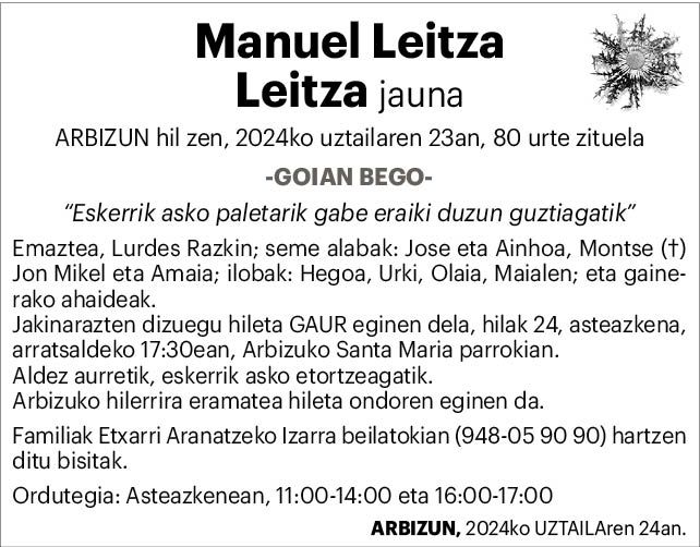 Manuel Leitza Leitza 2x2