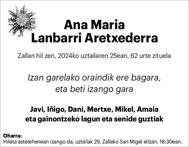 Ana Maria Lanbarri 2x2