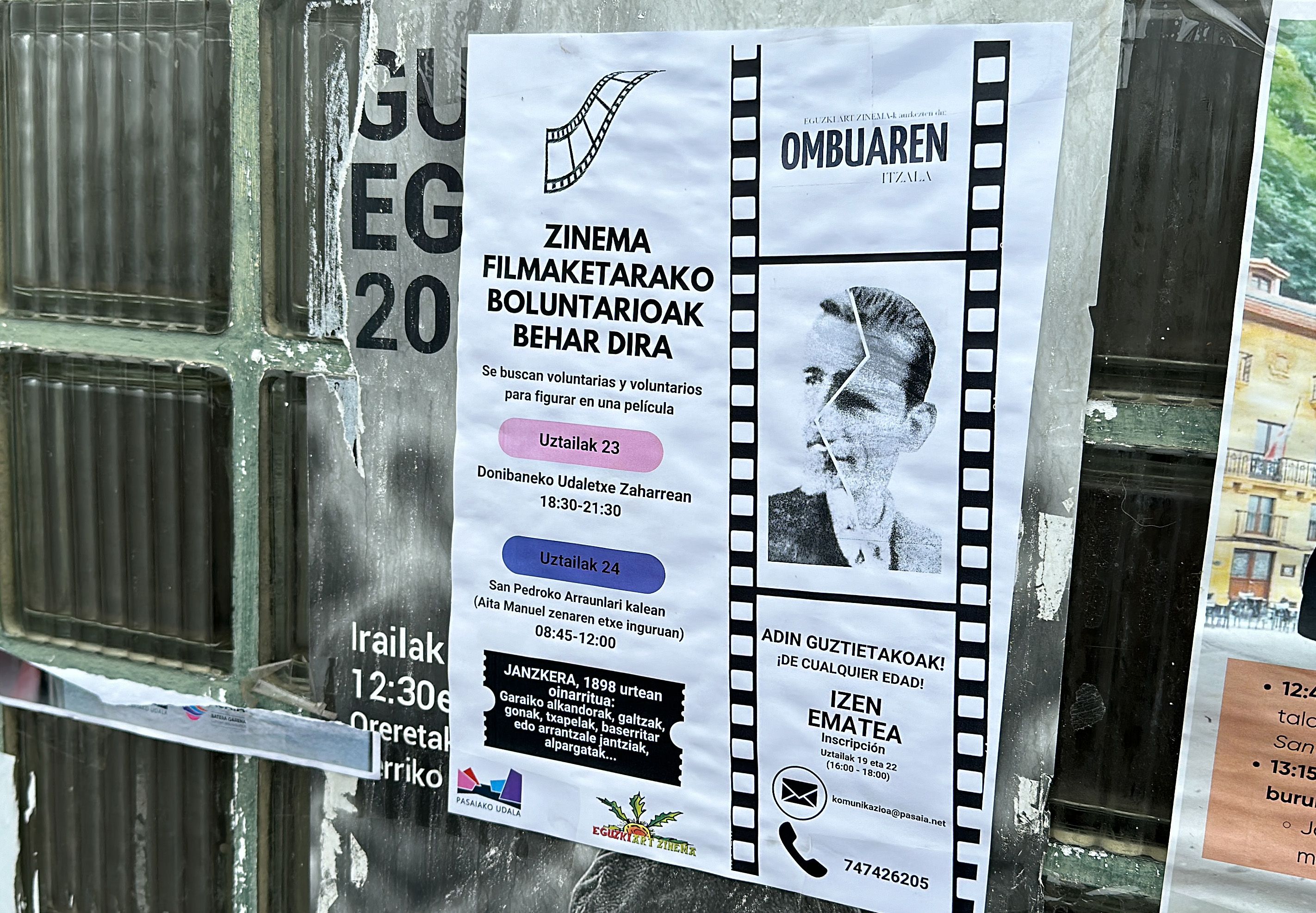 'ombuaren itzala', grabaketa