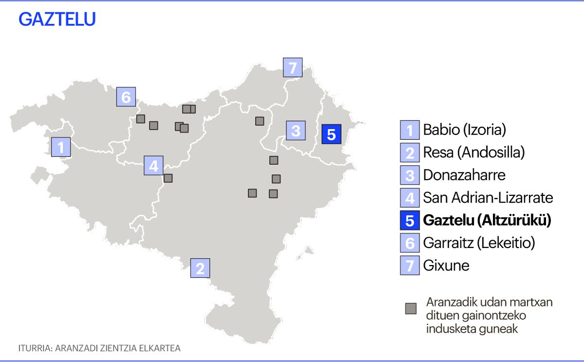 Indusketa mapa, Gaztelu