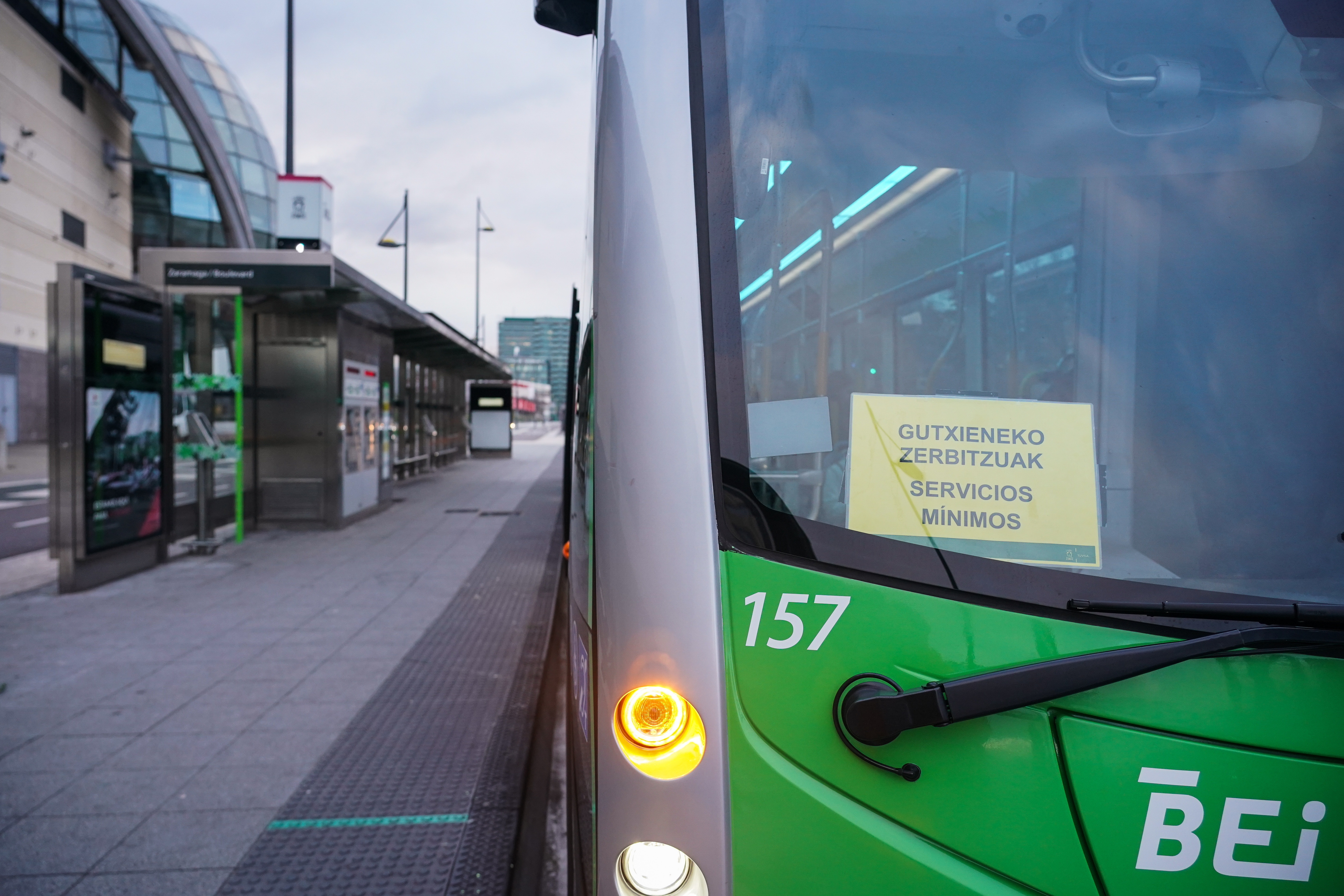 Gasteizko BEI autobus elektriko baten artxiboko irudia. ENDIKA PORTILLO / FOKU