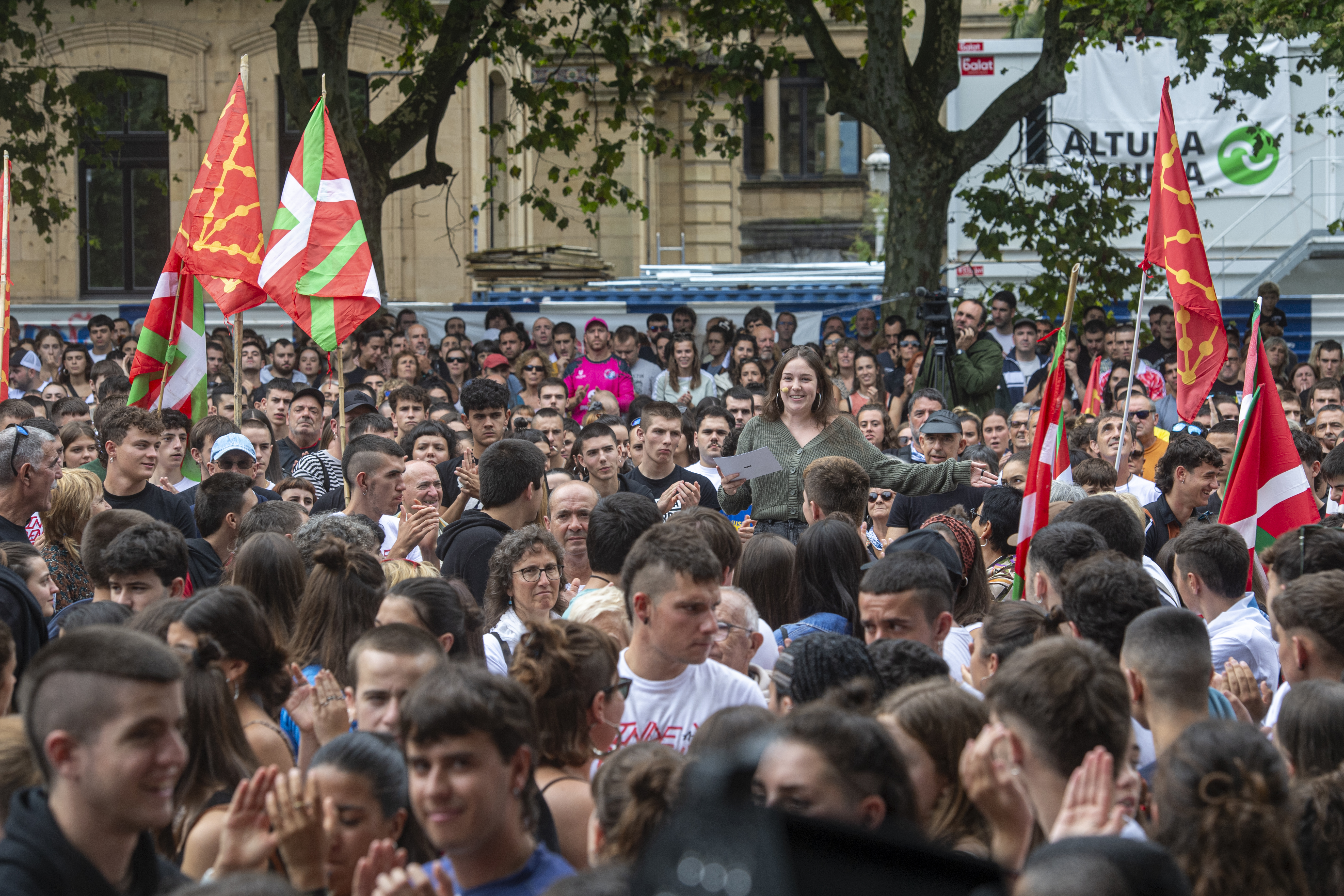 Ernaik Donostian egindako manifestazioa, irailaren 8an. IDOIA ZABALETA / FOKU