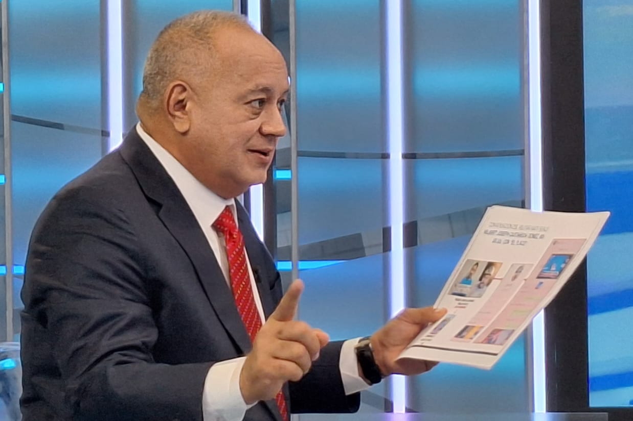 Diosdado Cabello, Venezuelako Barne ministroa. EFE