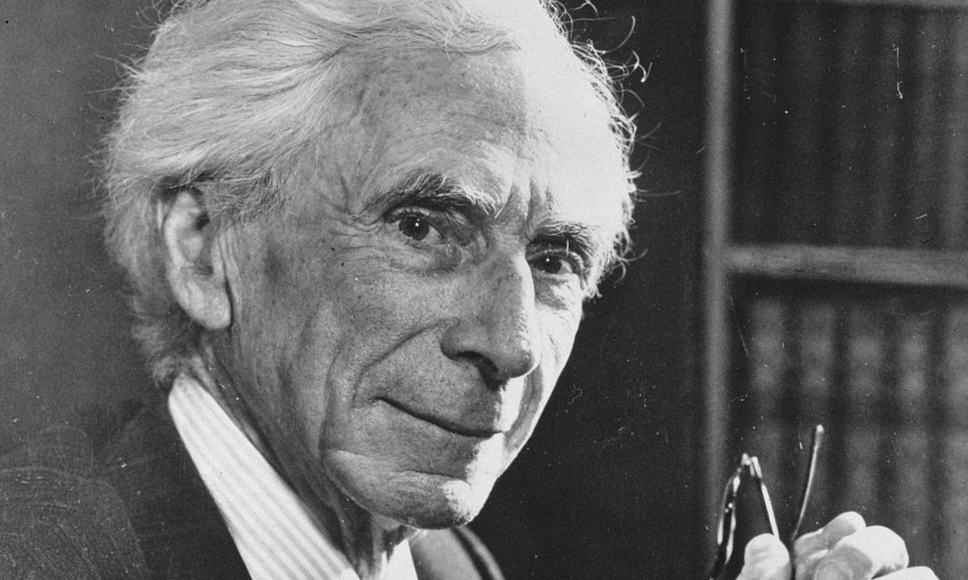 Bertrand Russel matematikari, filosofo eta aktibista, 1957ko azaroan. BERRIA.