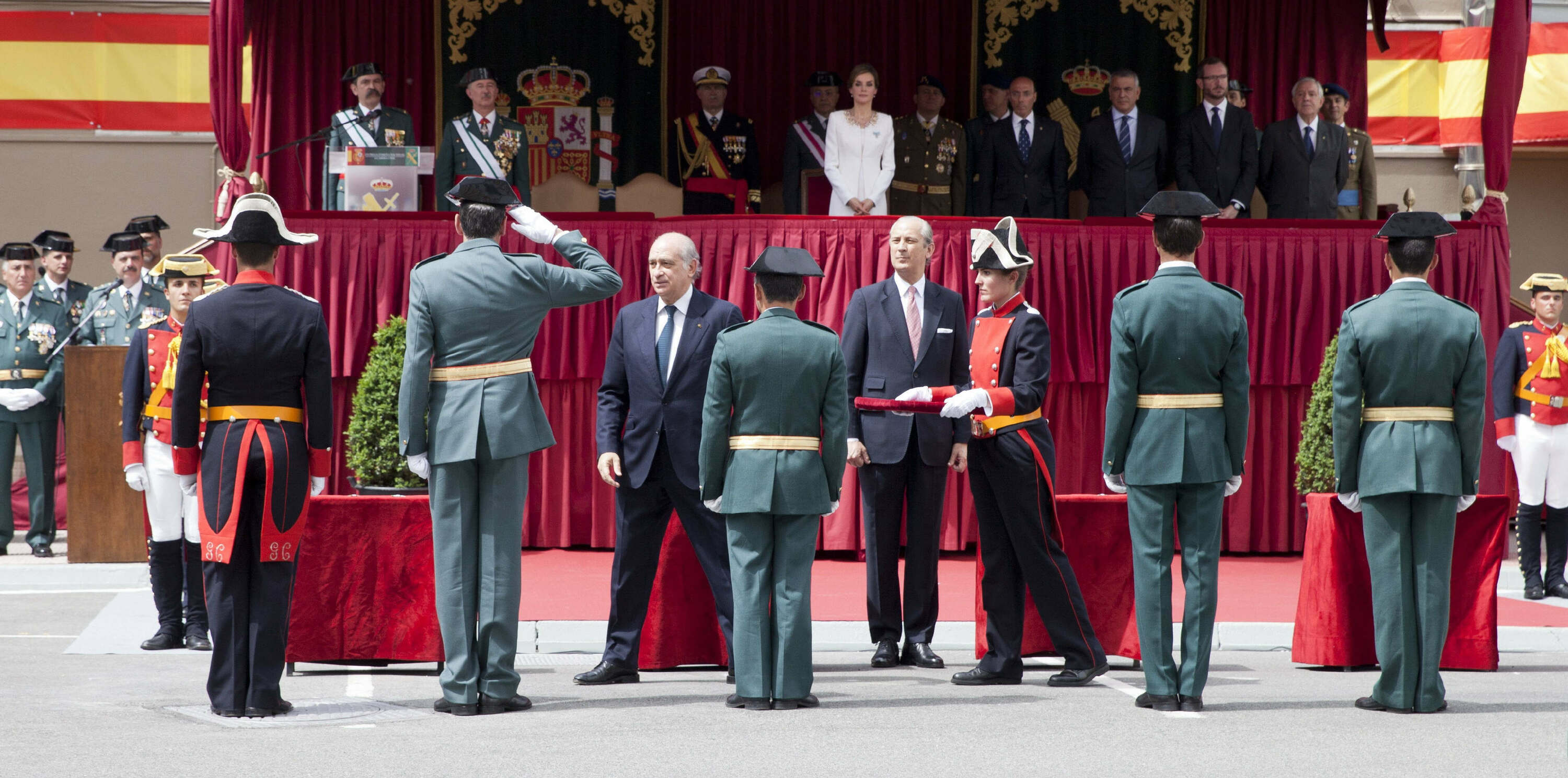 Guardia Zibilaren ekitaldi bat, Gasteizen. DAVID AGUILAR / EFE