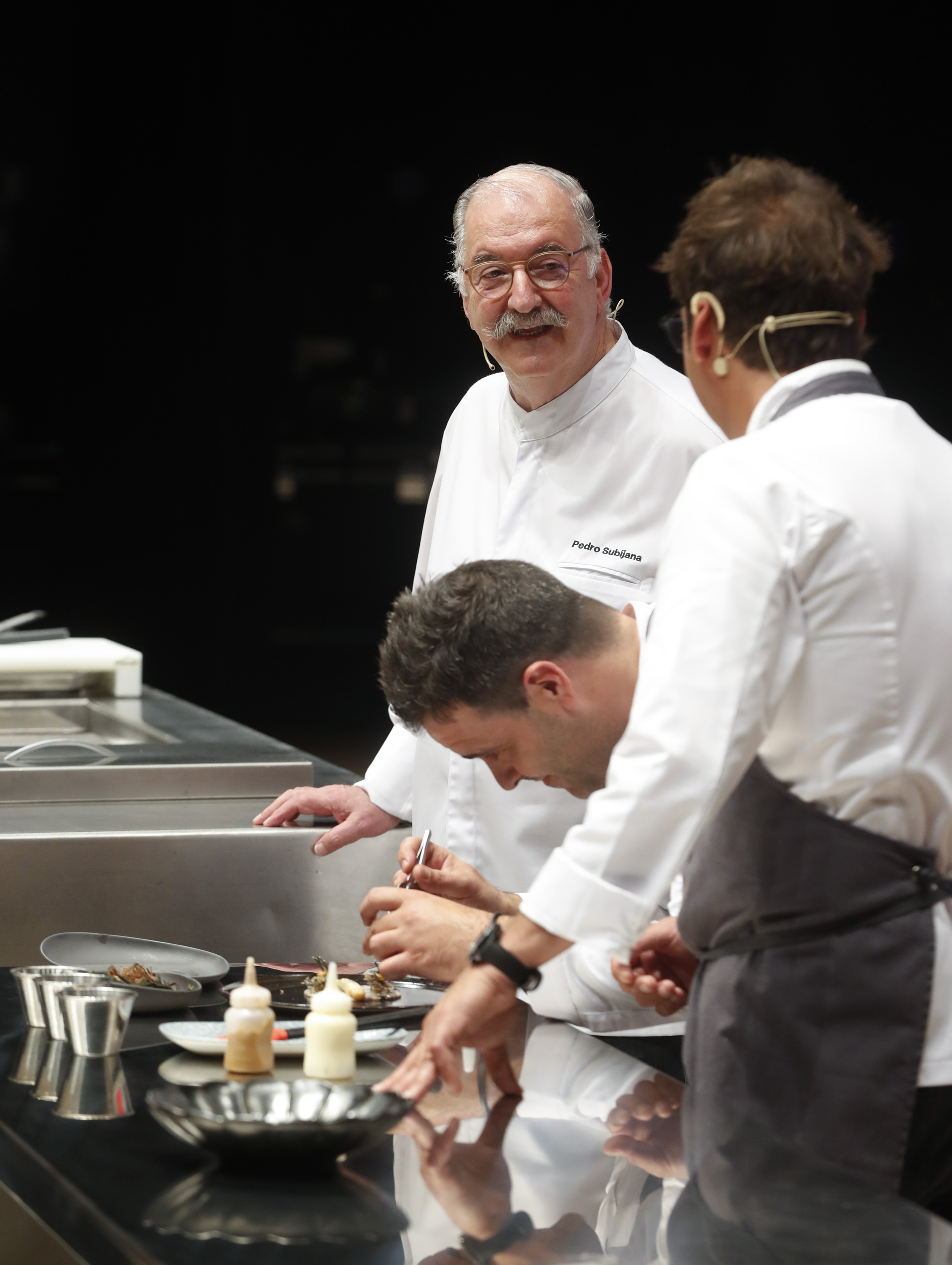 Pedro Subijana, iazko Gastronomika kongresuan. JUAN HERRERO / EFE