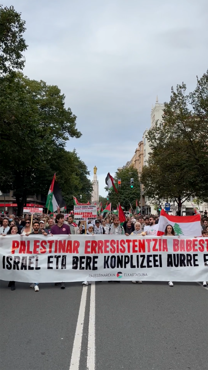 Manifestazioa Palestina FOTOGRAMA