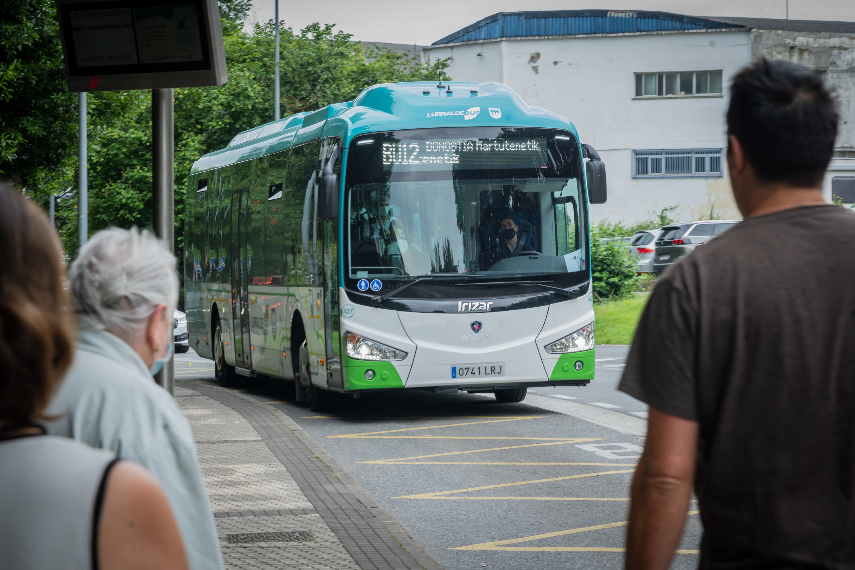 Lurraldebus autobus bat, Astigarragan, artxiboko irudi batean. GORKA RUBIO / FOKU