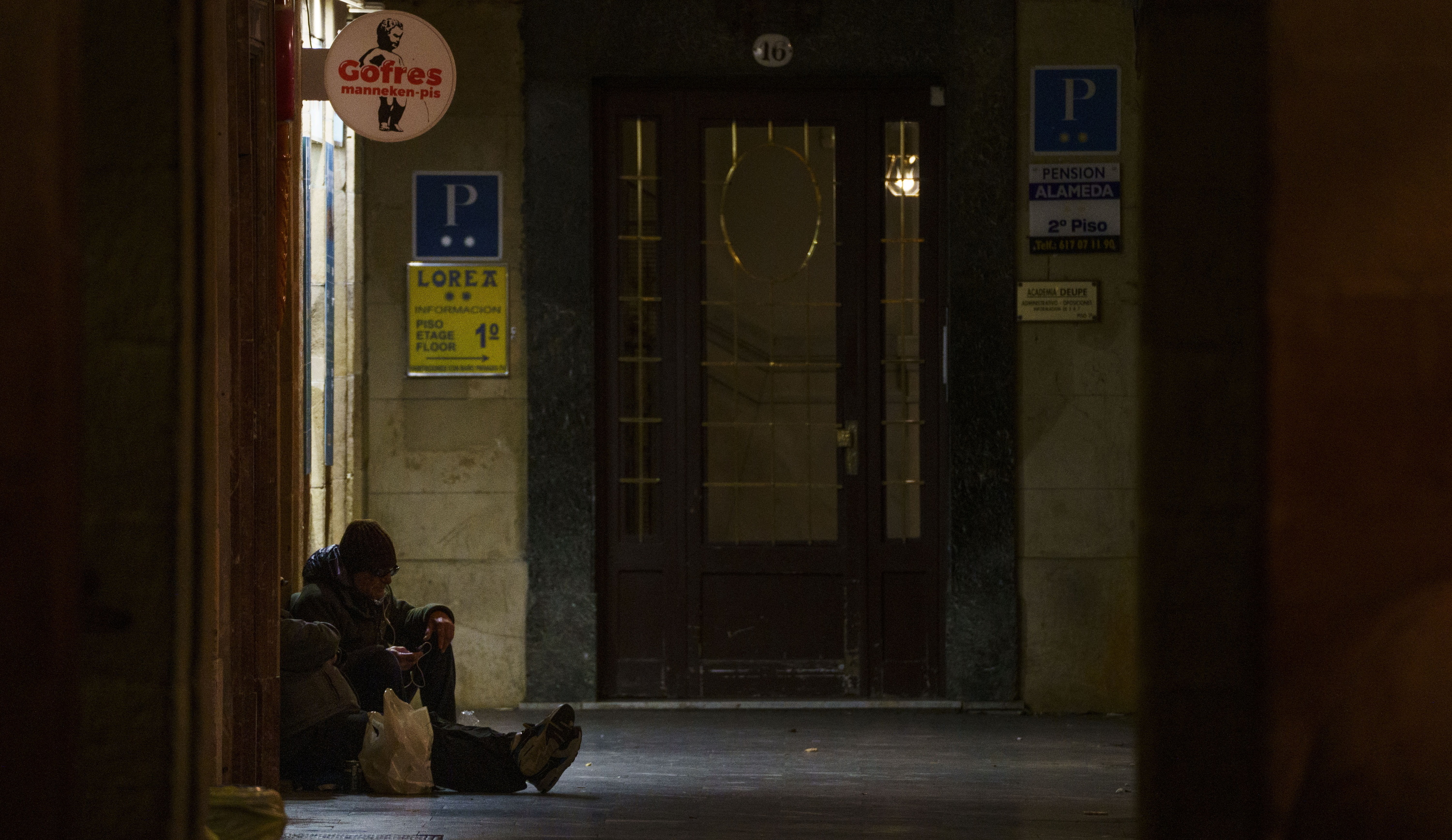 Etxegabe bat, Donostian. JON URBE / FOKU