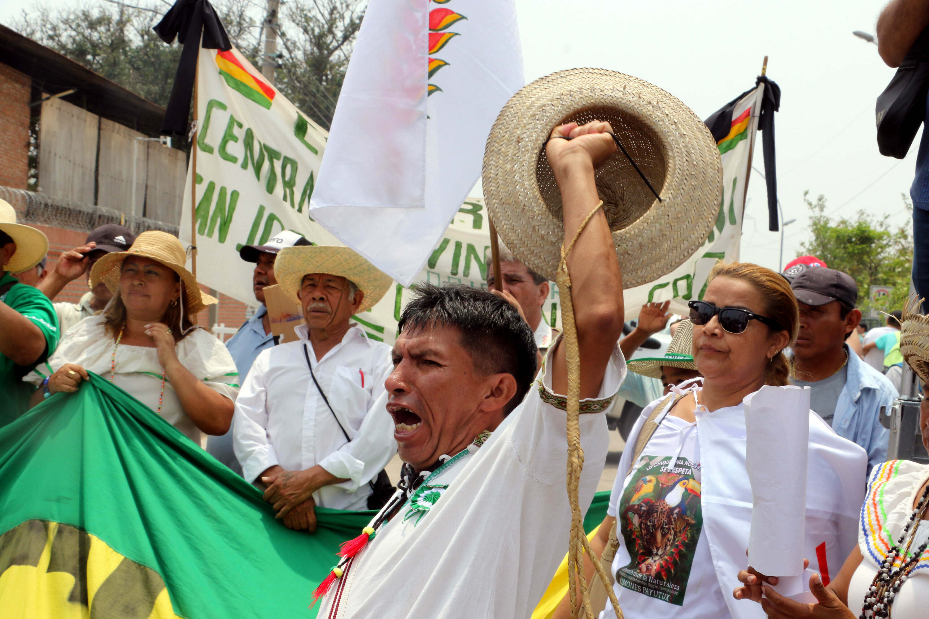 Protestak Bolivian, sute batzuen aurka. JUAN CARLOS TORREJON / EFE