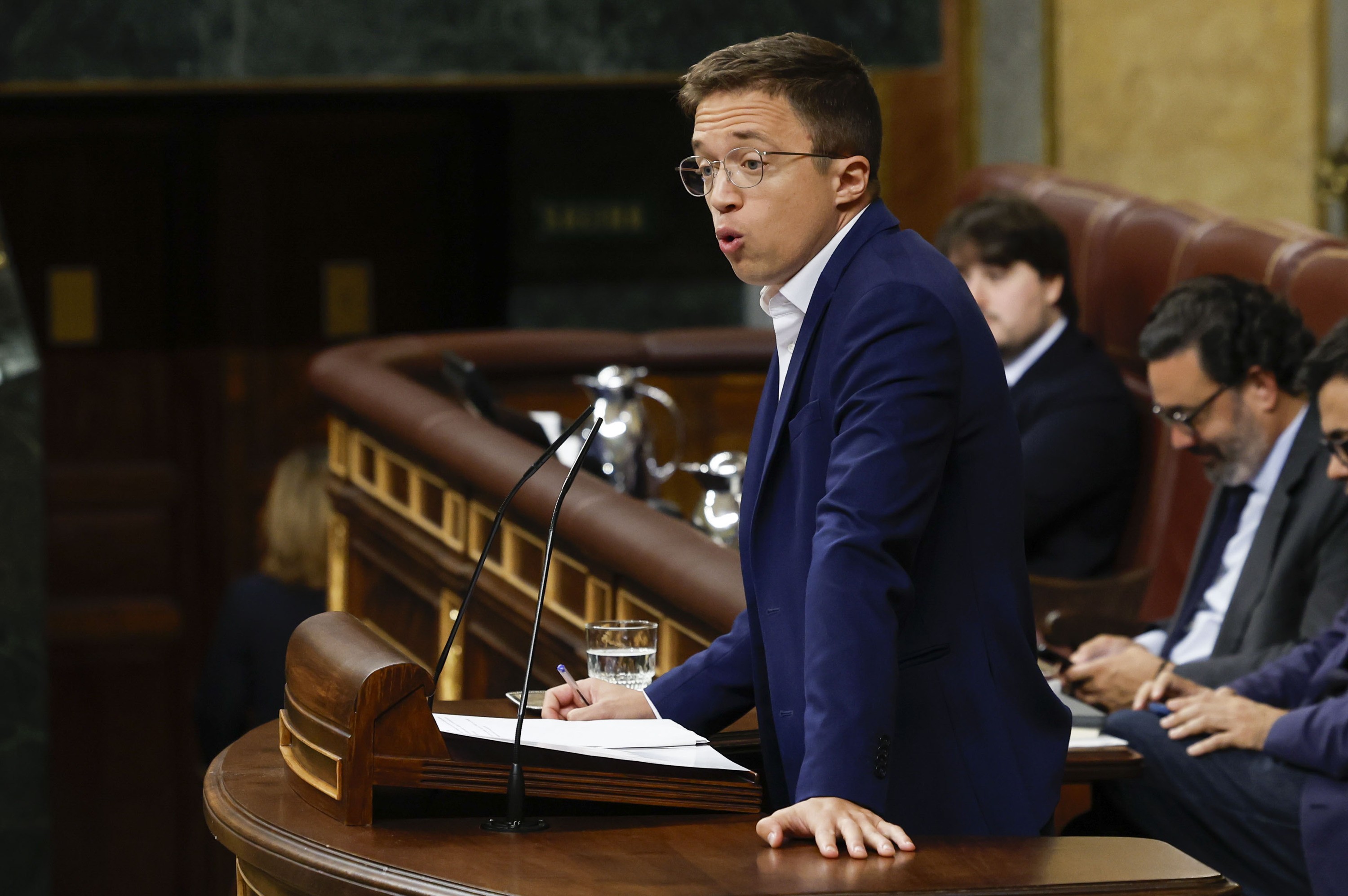 Iñigo Errejon Espainiako Diputatuen Kongresuan, artxiboko irudi batean. J. J. GUILLEN / EFE