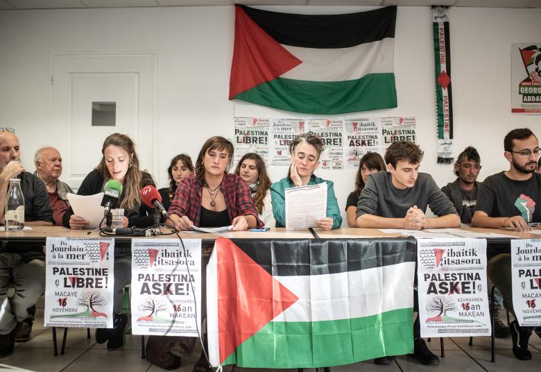 (ID_14332002) (Patxi Beltzaiz/EZEZAGUNA) 2024-10-12, Makea.  Palestina Aske egunaren aurkezpena