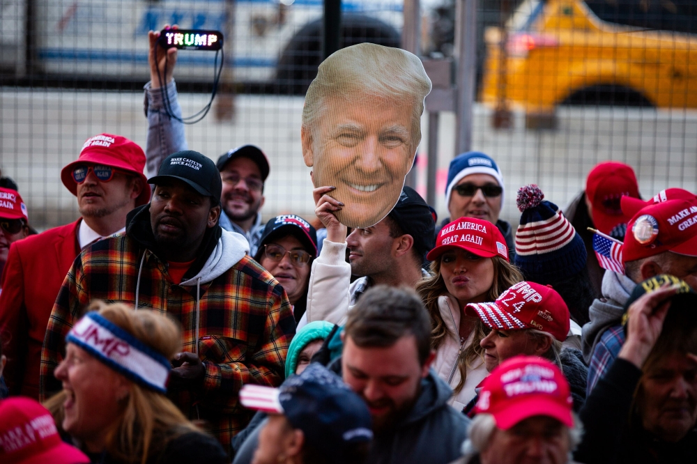 (ID_14380772) USA NEW YORK TRUMP RALLY