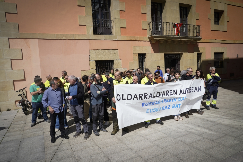 Apirilean protesta, Pasaian. GORKA RUBIO / FOKU