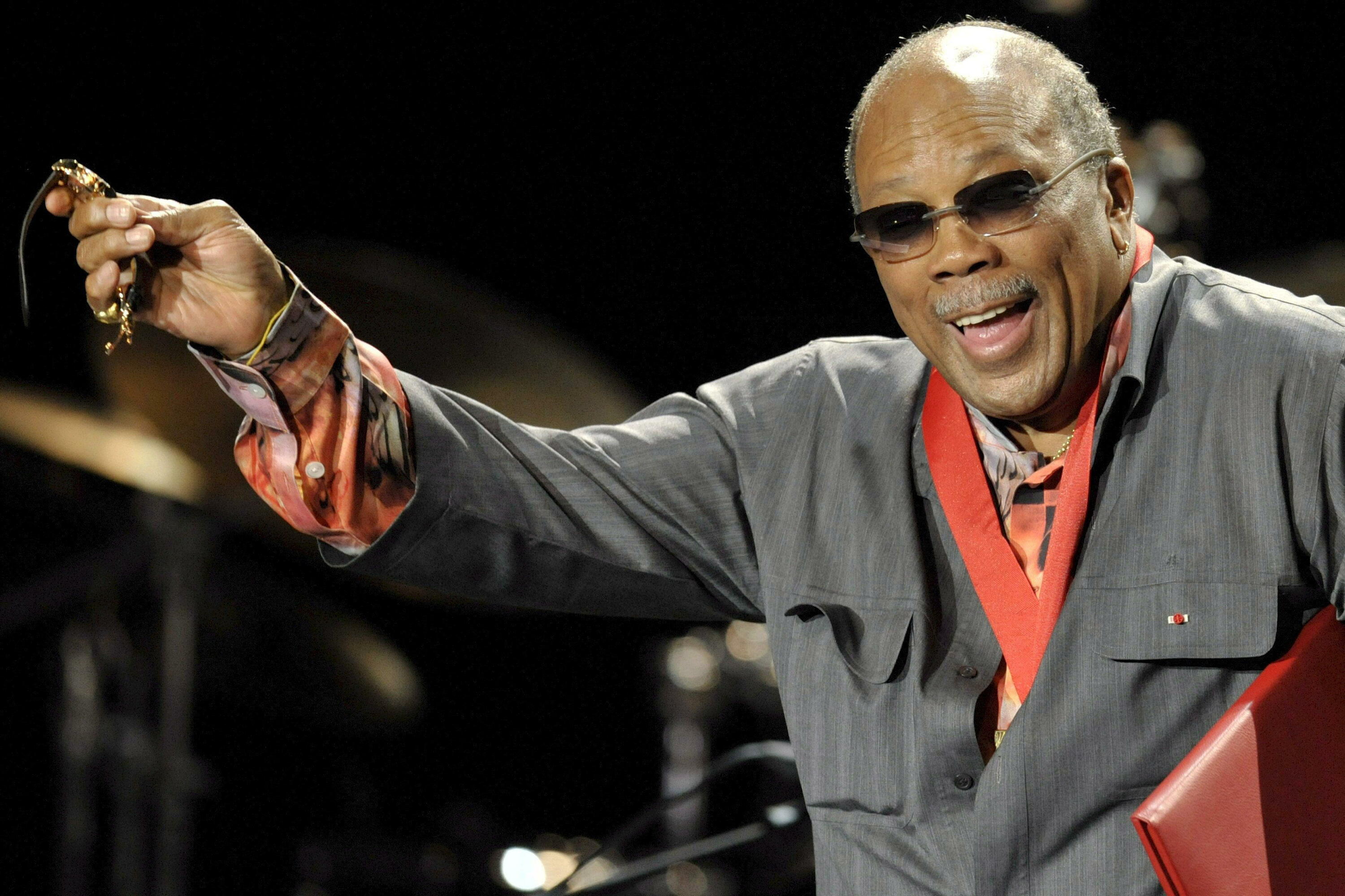 Quincy Jones, 2008an Montreauxen, Suitzan. LAURENT GILLIERON / EFE