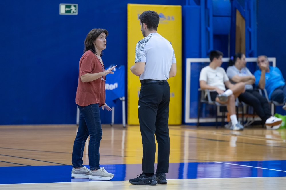 Azu Muguruza denboraldi honetako neurketa batean. FLICKR BALONCESTO ESPAÑA