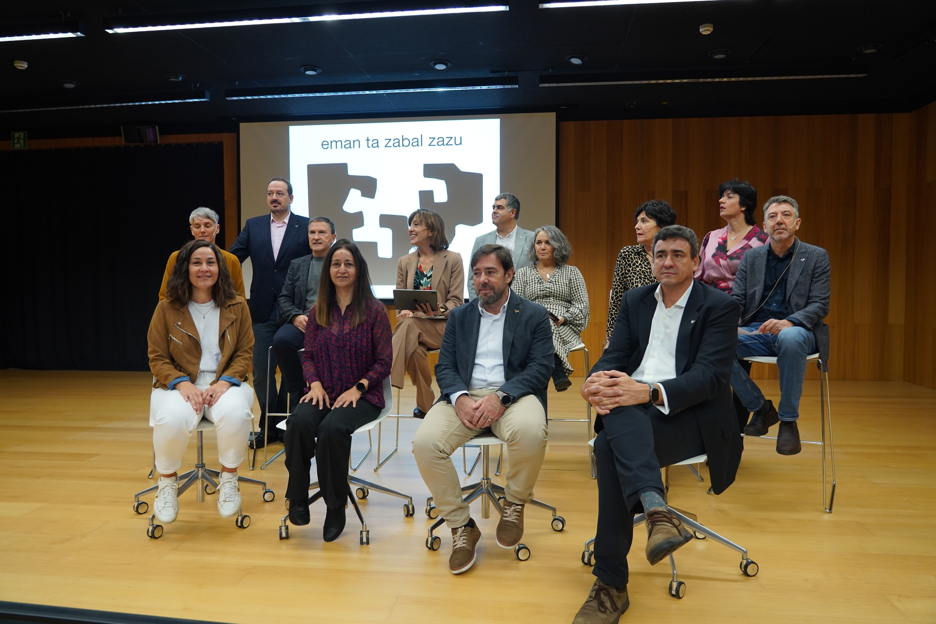 Eva Ferreiraren taldearen aurkezpena, joan den hilean, Donostian. JON URBE / FOKU