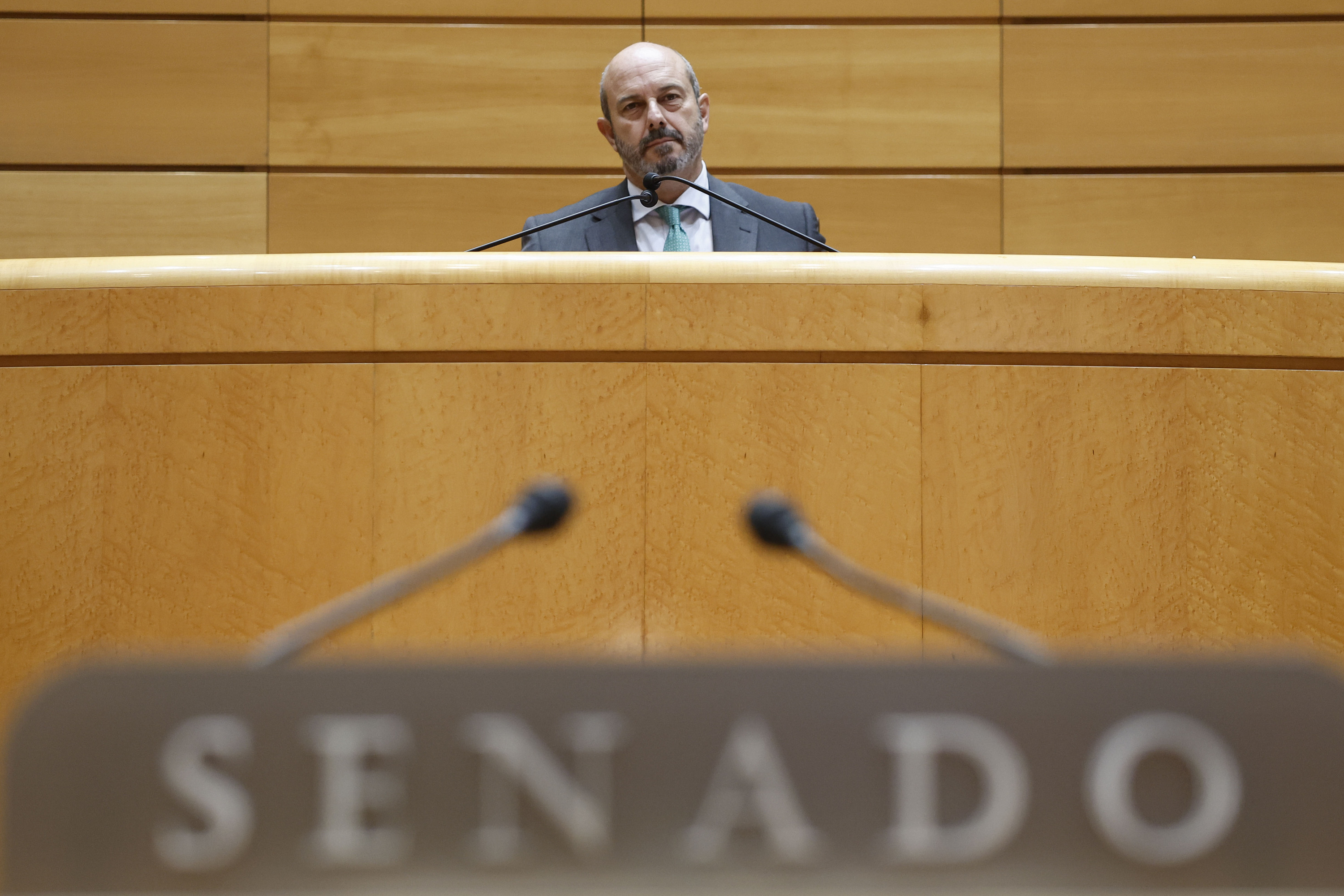 Senatuko presidente Pedro Rollan, artxiboko irudi batean. SERGIO PEREZ / EFE