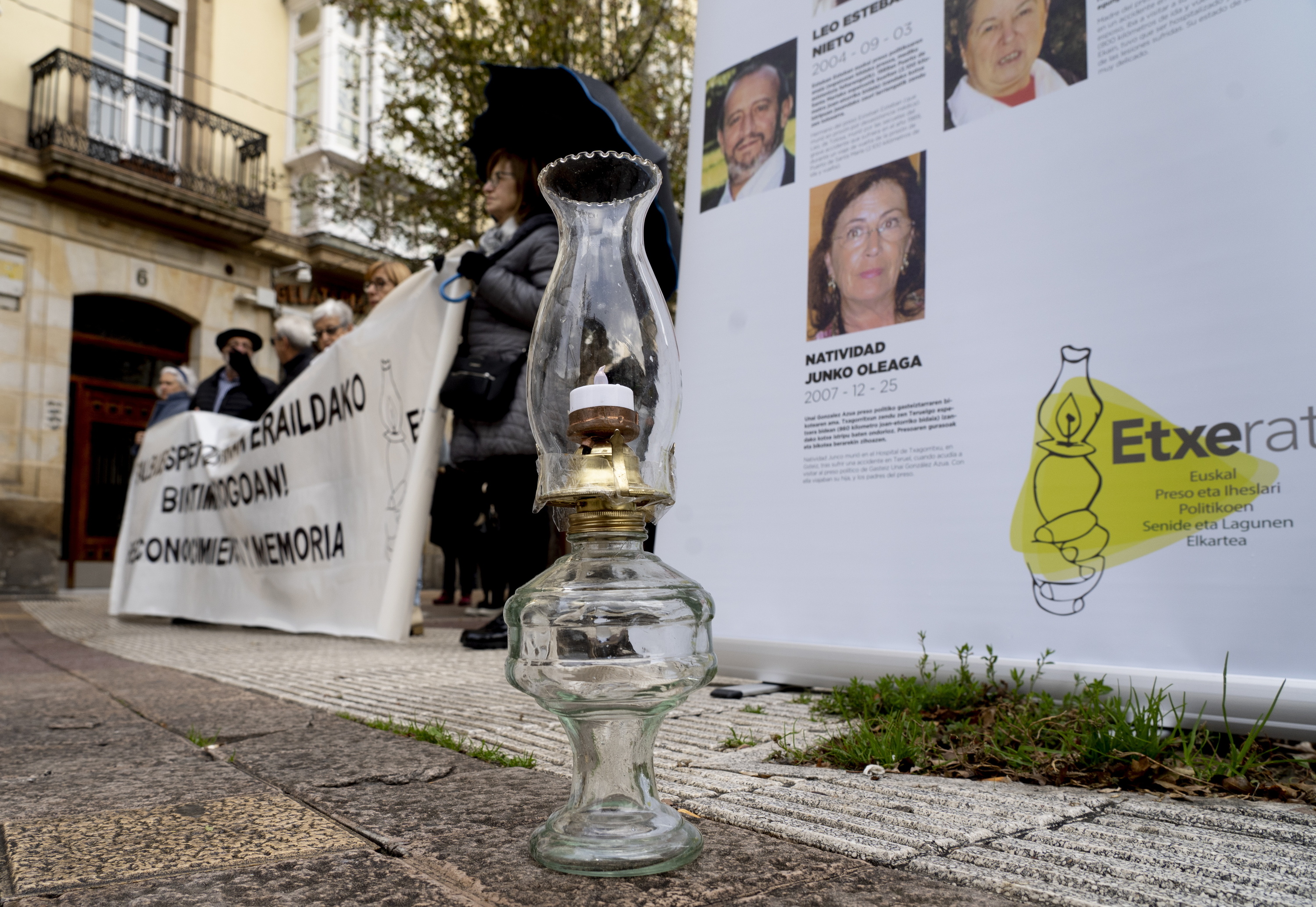 Etxerat-en ekinaldi bat Memoriaren Egunaren harira. RAUL BOGAJO / FOKU