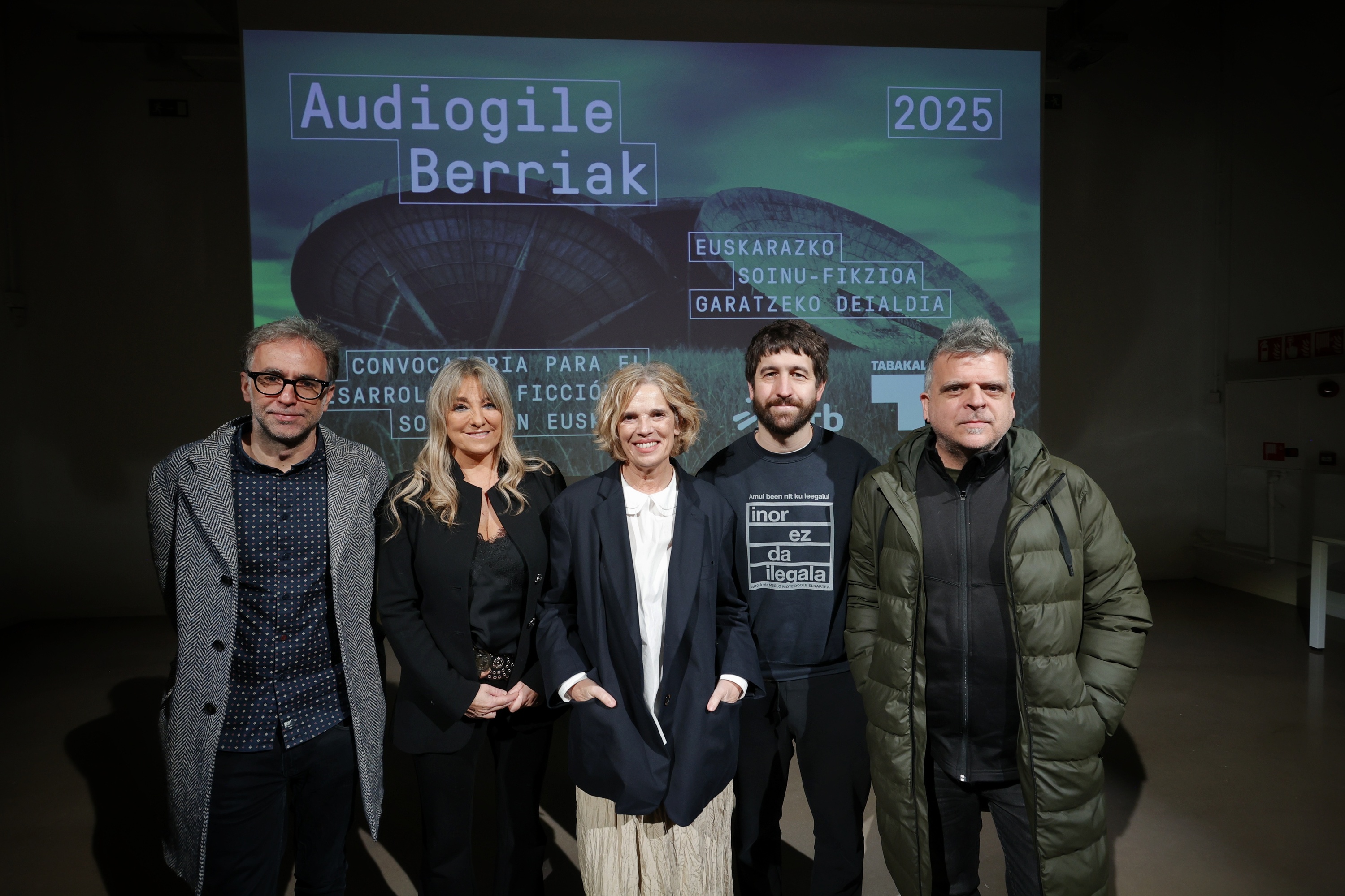 Audiogile Berriak eta 'De Rigor Mortis' fikzioaren aurkezpena, atzo, Donostian. MAIALE ANDRES / FOKU 