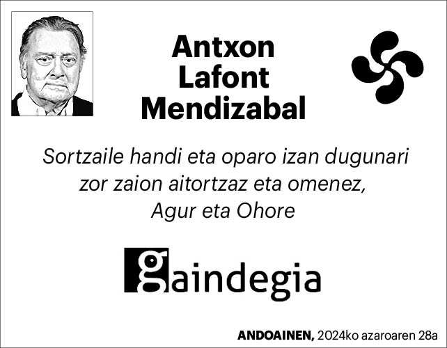 Antxon Lafont Mendizabal 2x2