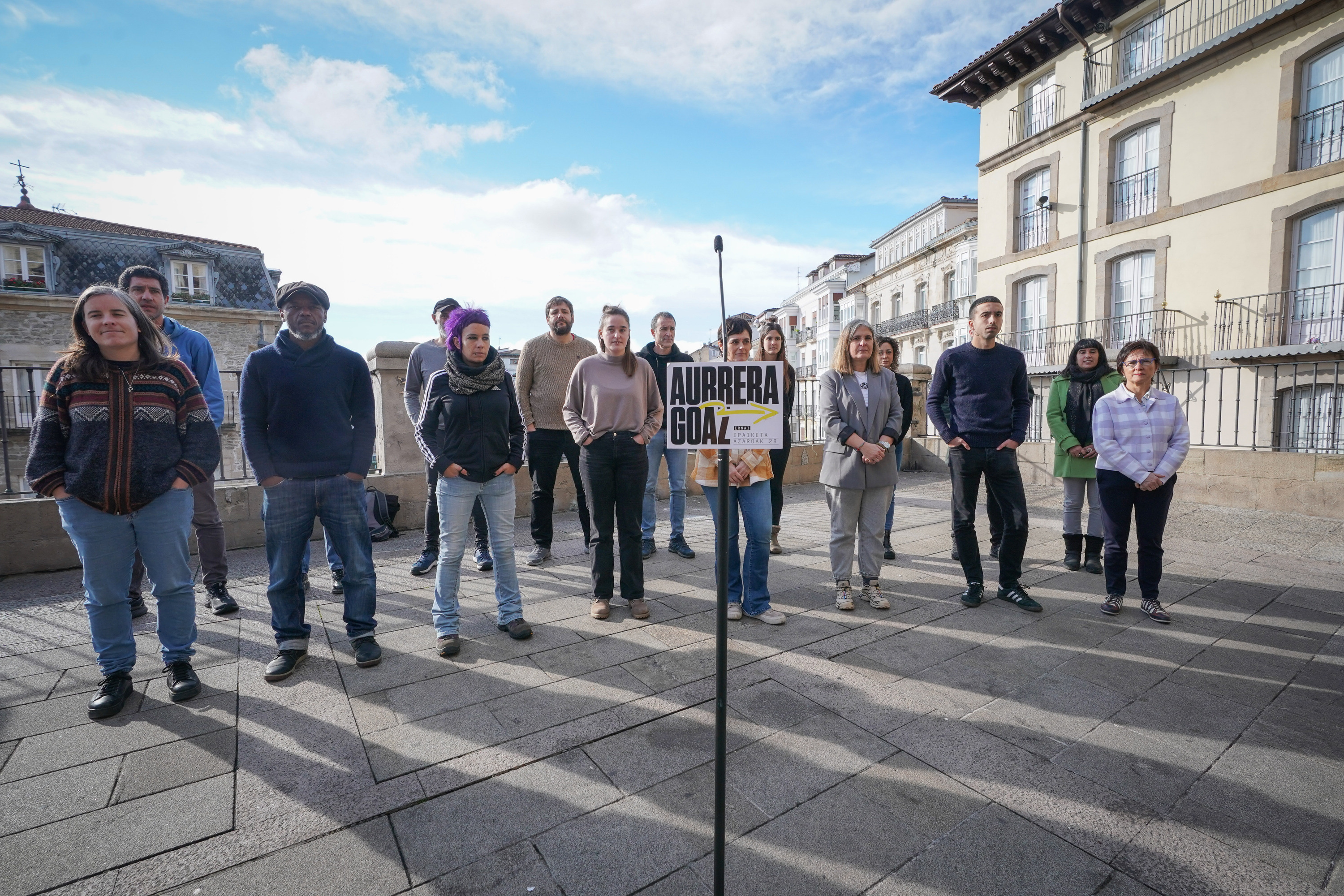 (ID_14426267) (Endika Portillo/@FOKU) 2024-11-13, Gasteiz. Ernaik agerraldia egin du hainbat eragile politiko, sozial eta sindikale...