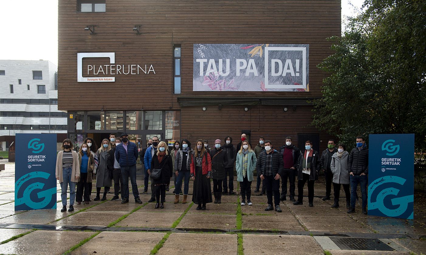 Programaren aurkezpena, abenduan, Durangoko Plateruenan. RAUL BOGAJO / FOKU.