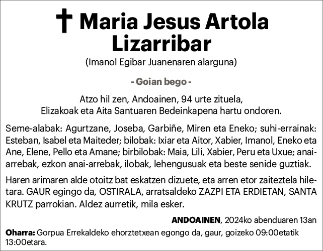 Maria Jesus Artola 2x2