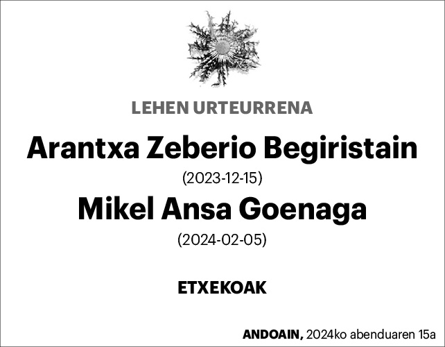 Arantxa Zeberio Begiristain   Mikel Ansa Goenaga 2x2