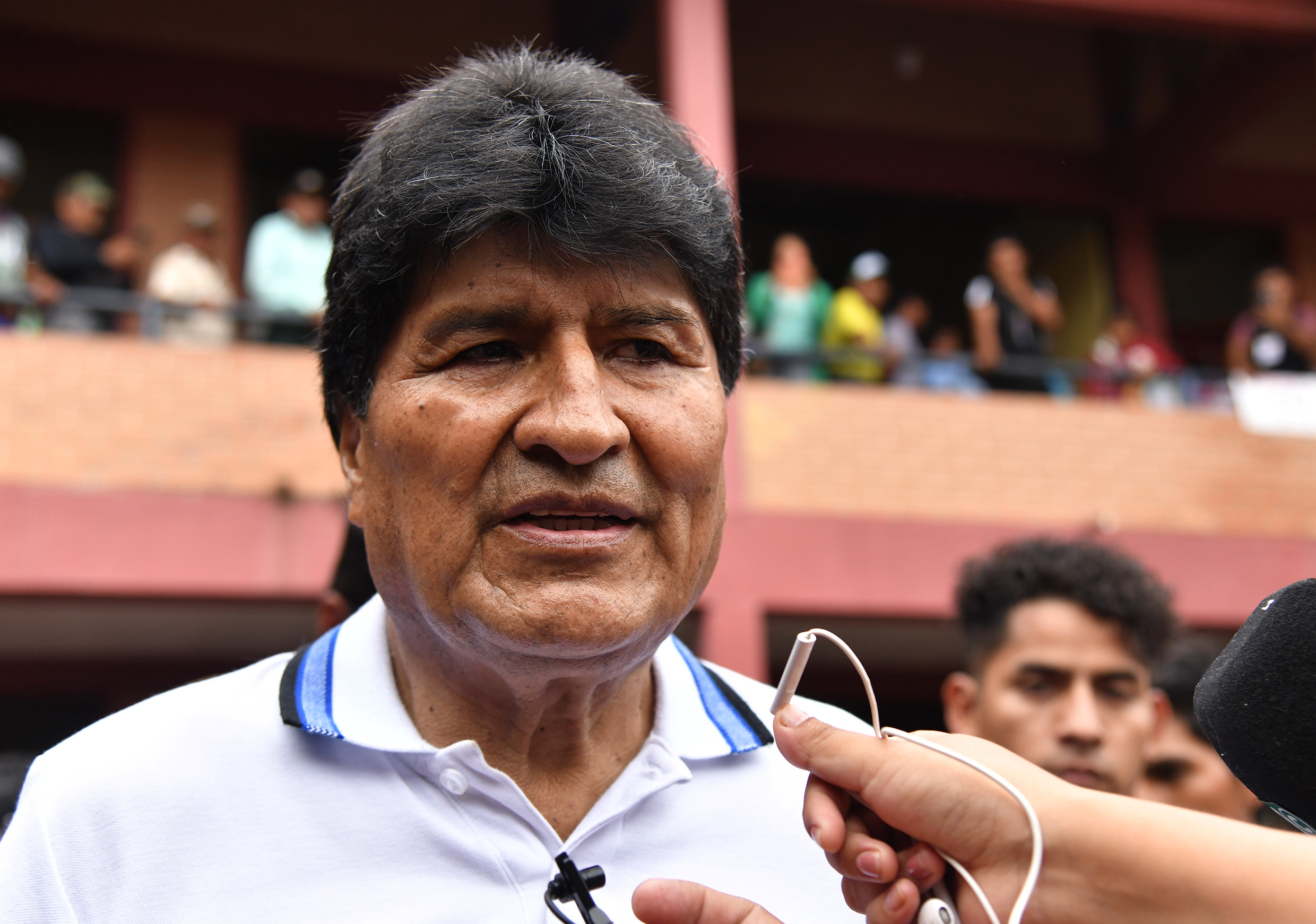 Evo Morales Cochabamban (Bolivia), herenegun. JORGE ABREGO / EFE