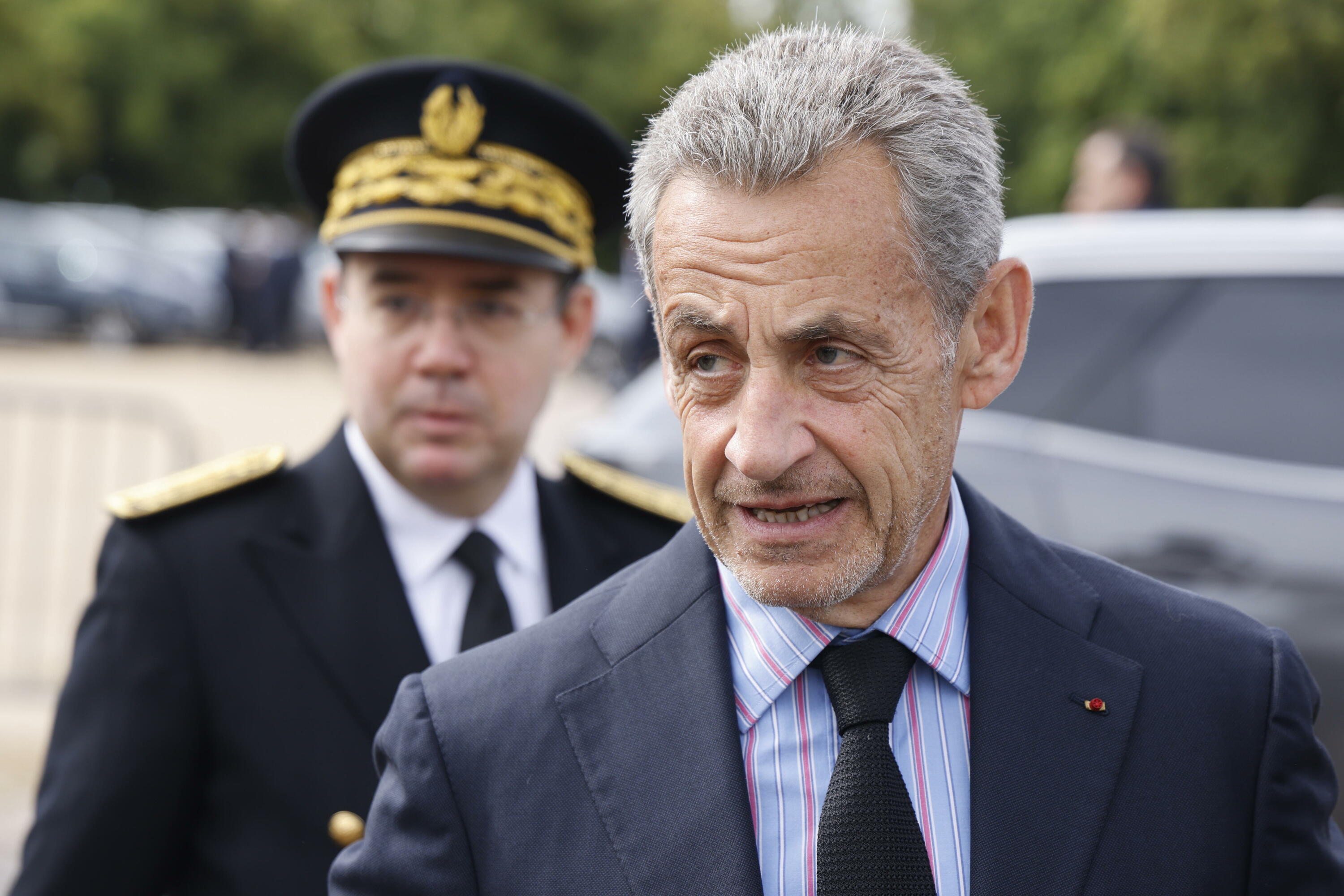 Nikolas Sarkozy Frantziako presidente ohia, artxiboko irudi batean, ekainean. LUDOVIC MARIN / EFE