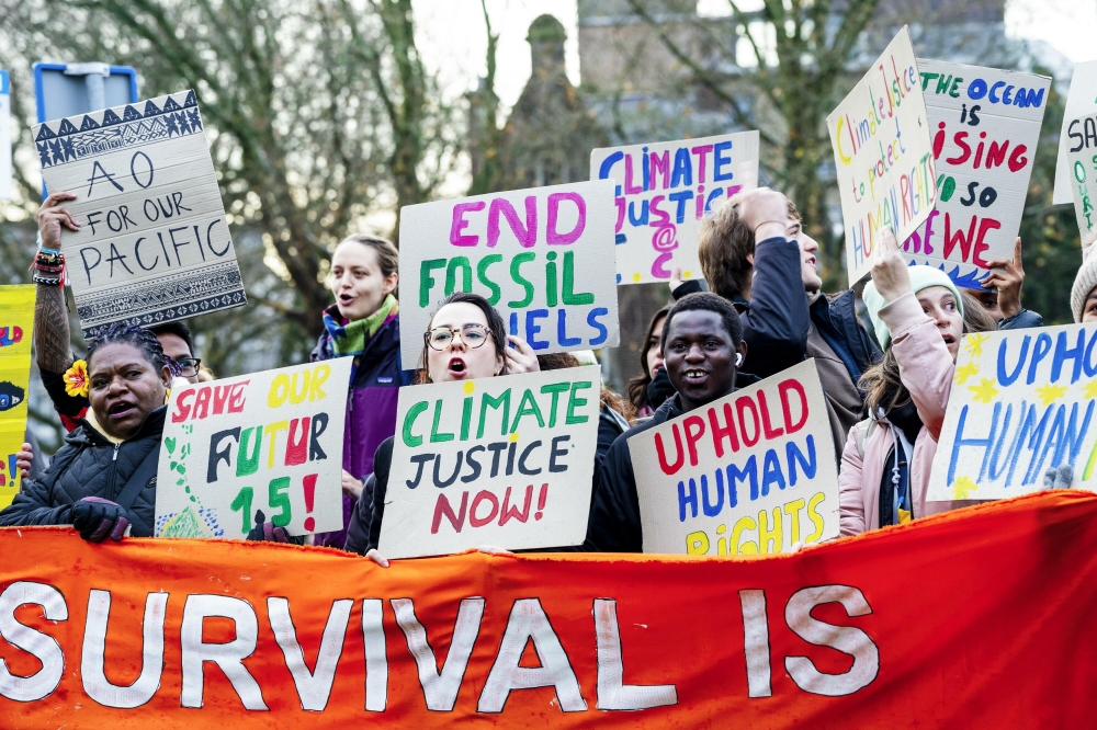 NETHERLANDS CLIMATE PROTEST ICJ