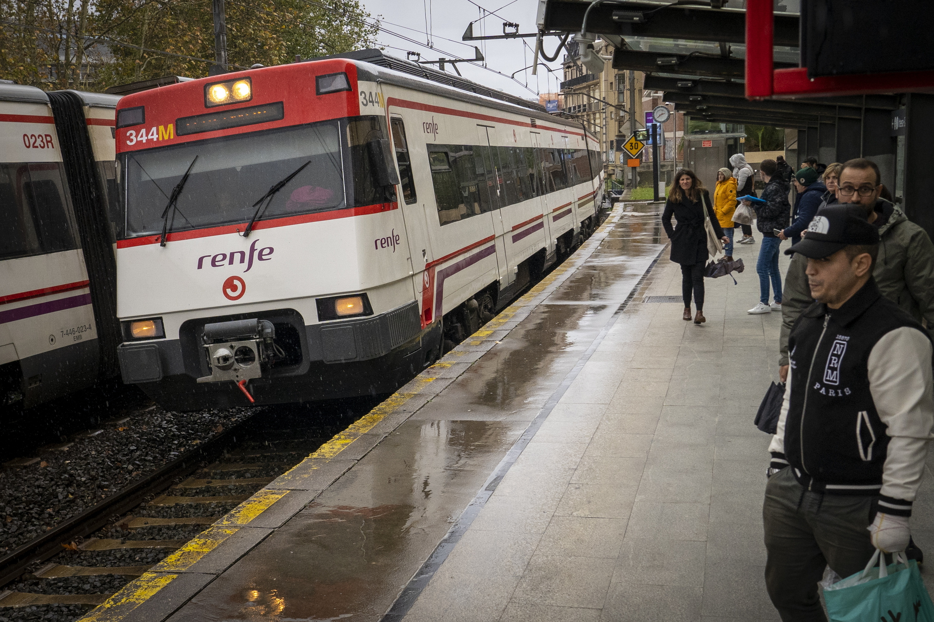 Donostiako Renfeko tren geltokia. GORKA RUBIO / FOKU