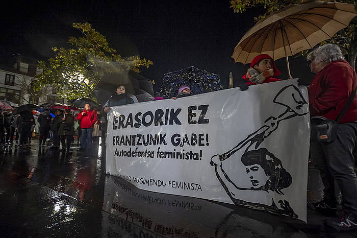 Sexu erasoen aurkako protesta bat. JAIZKI FONTANEDA (FOKU)