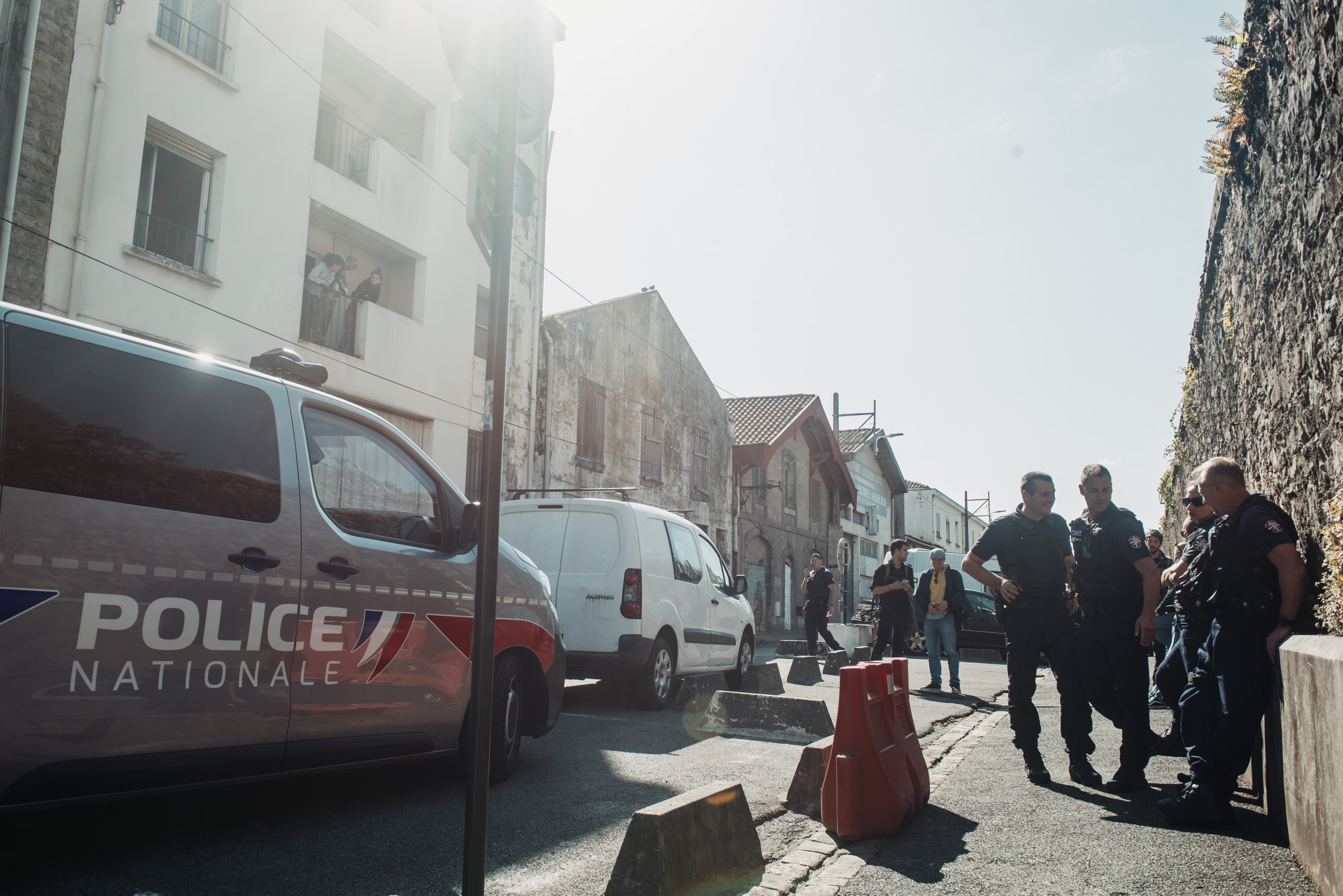 Frantziako Polizia, artxiboko irudi batean. GUILLAUME FAUVEAU