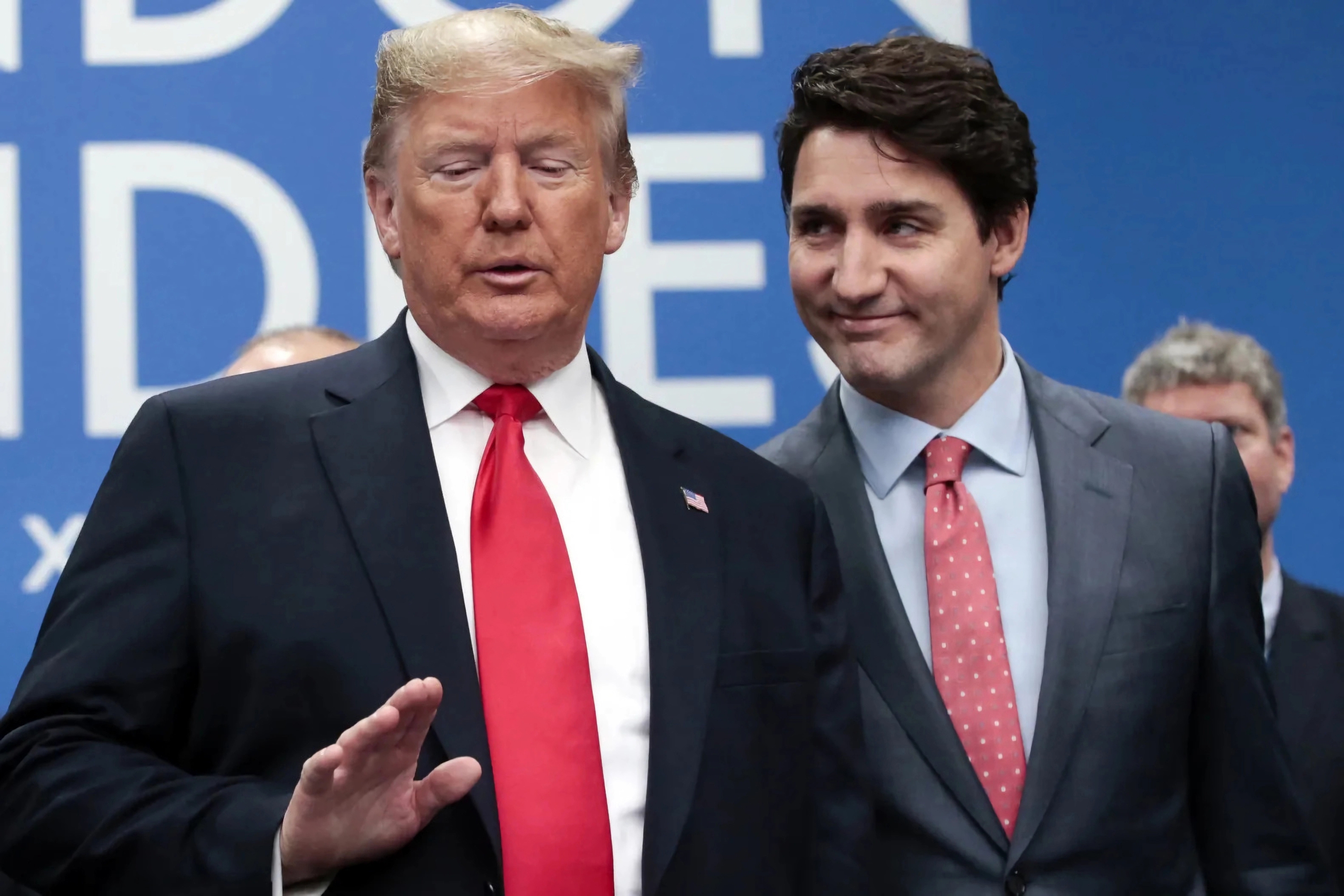 Donald Trump eta Justin Trudeau, artxiboko irudi batean. OLIVER HOSLET / EFE